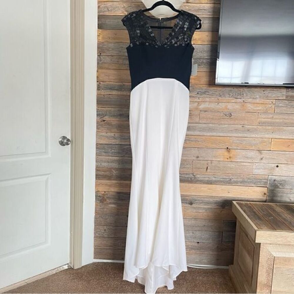 Platinum Laundry Shelli Segal Beaded Designer Dress Formal Gown Women’s Size 2